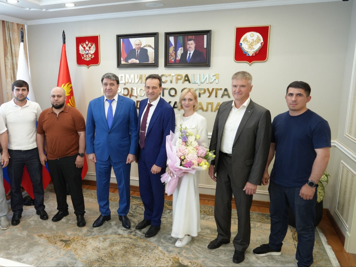 Джамбулат Салавов провёл рабочую встречу с представителями федеральной сети «Спортмастер».
