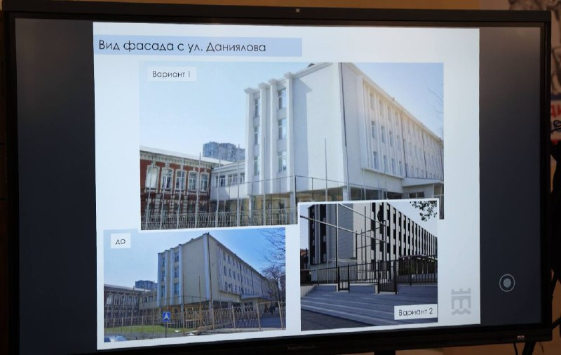 Джамбулат Салавов совместно с коллегами презентовал Главе Республики Дагестан Сергею Меликову проект капитальной реконструкции гимназии № 1.